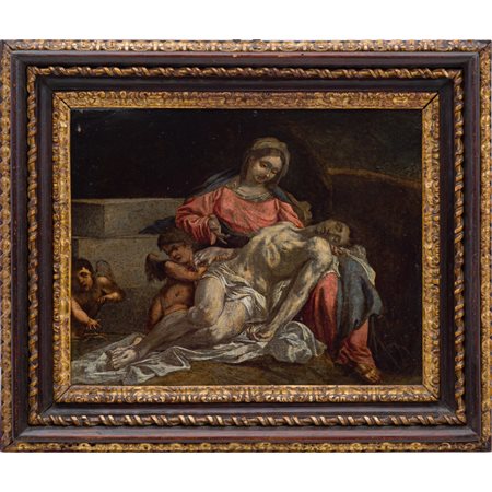 ANNIBALE CARRACCI (Bottega di), Olio su rame