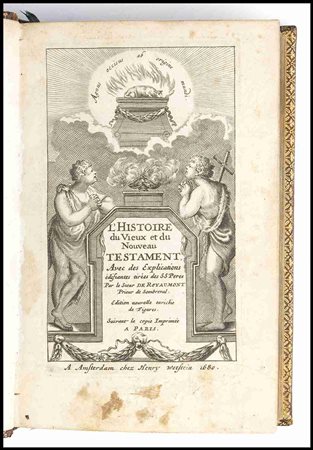 NICOLAS FONTAINE L’Histoire du Vieux et du Noveau Testament. Amsterdam 1680...