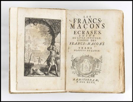 LARUDAN Les Francs-Maçons ecrasés suite du livre intitulè l'ordre des...