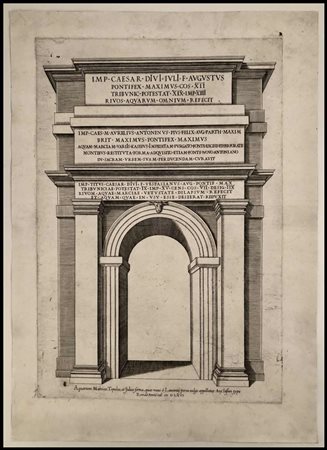 Antonio Lafreri (1512-1577) stampatore Aquarum Marciae, Tepulae, et Juliae...