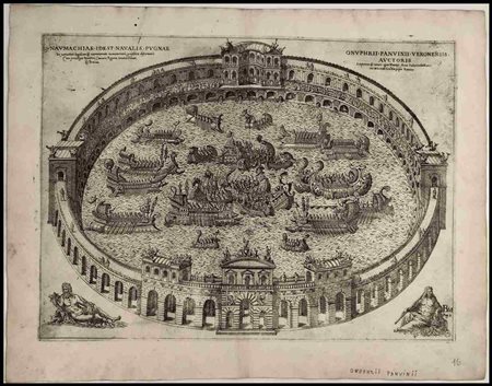 Etienne Dupérac (1535ca.-1604)?; Onofrio Panvinio (1530-1568) Naumachiae id...
