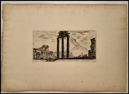 Giovanni Battista Piranesi (1720-1778) Vestigi del Tempio di Giove Statore...