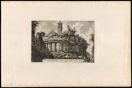 Giovanni Battista Piranesi (1720-1778) Veduta dell'avanzo dell'Anfiteatro...