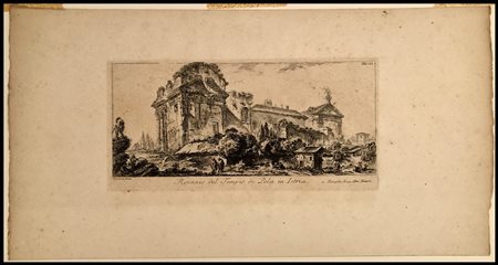 Giovanni Battista Piranesi (1720-1778) Rovescio del Tempio di Paola in Istria...