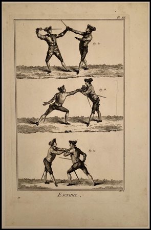 A J Defehrt (1723 ca.-1774) e Benoit-Louis Prevost (c.1735-1804) Escrime (3...