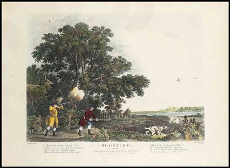 William Woollett (1735-1785) da George Stubbs Shooting Acquaforte e bulino,...