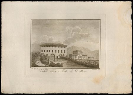 Carlo Antonini (1740ca.-1784ca.) Veduta della Mola di Mesa / Veduta della...