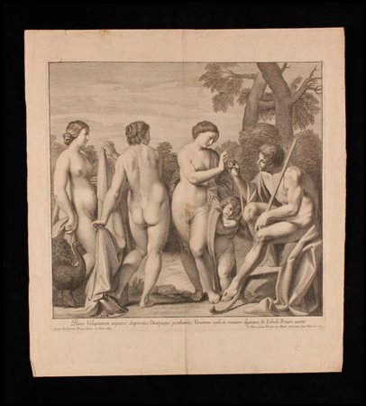 Ferdinando Gregori (1743-1804ca.) da Michelangelo Le Tre Parche acquaforte,...