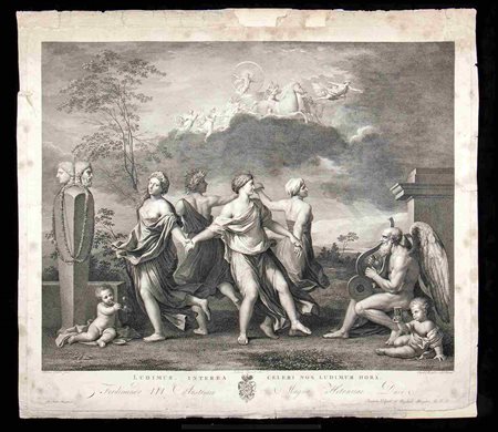 Stafano Tofanelli (1752-1812), da un dipinto di Nicolas Poussin La danza...