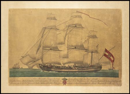 Ferdinando Fambrini (1764-1780 fl.) da Giacomo Tagliagambe Nave mercantile...
