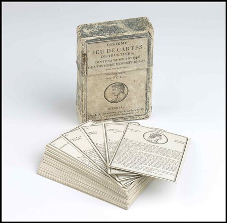 Étienne de Jouy (1764-1846) Dixieme Jeux de cartes Historiques contenant un...