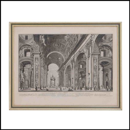 Pier Lorenzo Mangini (1691ca.-1795) da Franceso Panini (1738-1800) Veduta Del...