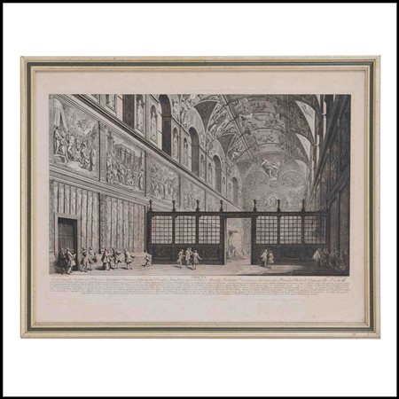 Francesco Barbazza (1771-1789 fl.) da Franceso Panini (1738-1800) Veduta...