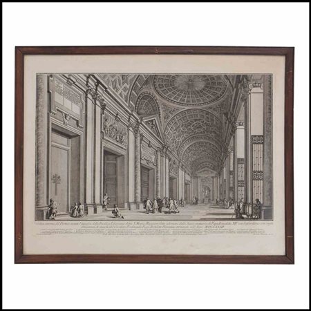 Francesco Barbazza (1771-1789 fl.) da Franceso Panini (1738-1800) Veduta...