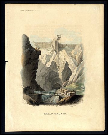 Chrstian Forssell (1777-1852) Fahlu Grufva - La cava di Falun (Svezia)...