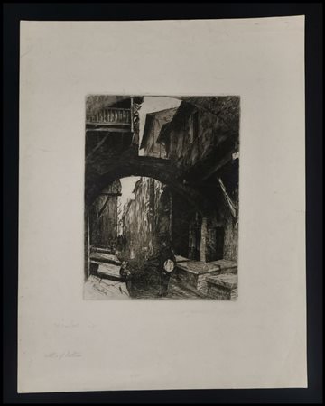 William Scott R. E. (1848-1918) Portico of Octavia - Roma, 1880 ca....