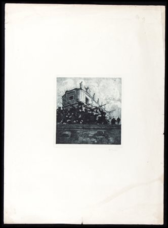 Umberto Prencipe (1879-1962) Mattino Romano (ante litteram - rara), 1914...