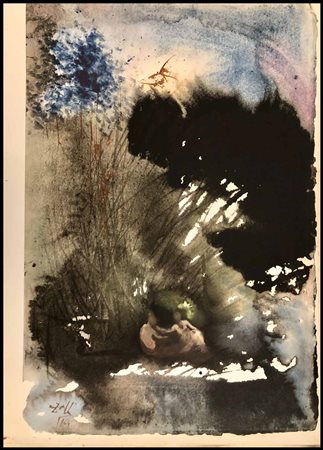 Salvador Dalí (1904-1989) Adamo ed Eva, 1964 Litografia, 49,2 x 36,4 cm...