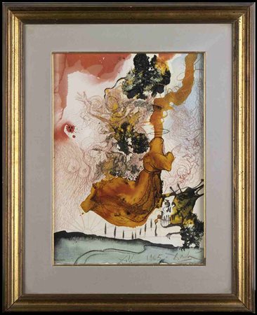 Salvador Dalí (1904-1989) Cadaver in sepulchro, 1964 Litografia, 49,2 x 36,4...