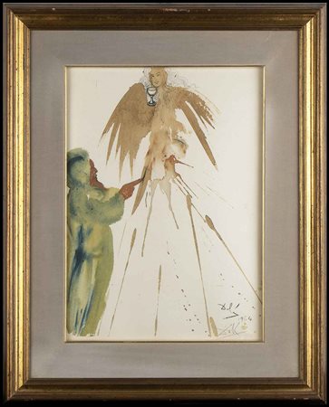Salvador Dalí (1904-1989) Oblatio munda, 1964 Litografia, 49,2 x 36,4 cm...