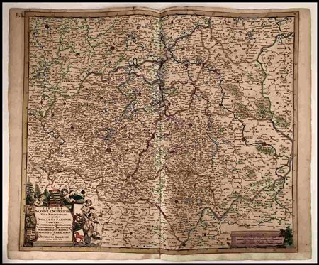 Frederik de Wit (1629-1706) Circuli Saxoniae Superiori pars meridionalis...