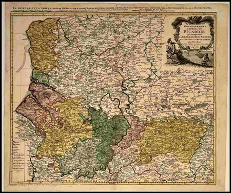 Johannes Baptista Homann (1664-1724) Carte du Govvernement General de...