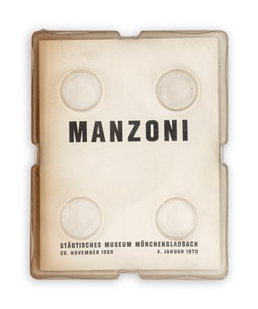 PIERO MANZONI - Manzoni. Städtisches Museum Mönchengladbach, 1969