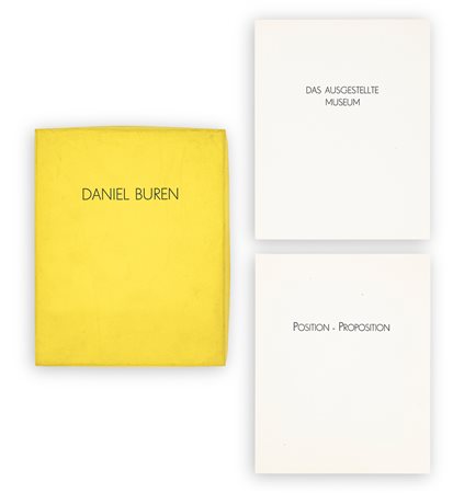DANIEL BUREN - Position - Proposition, 1971