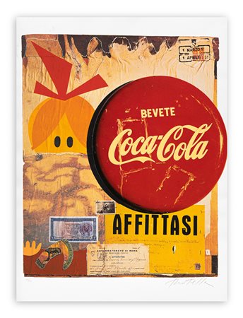 MIMMO ROTELLA (1918-2006) - Coca-Cola, 1992