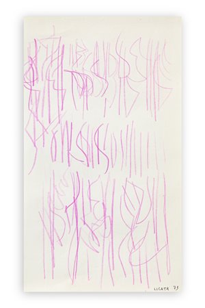 RICCARDO LICATA (1929-2014) - Senza Titolo, 1973
