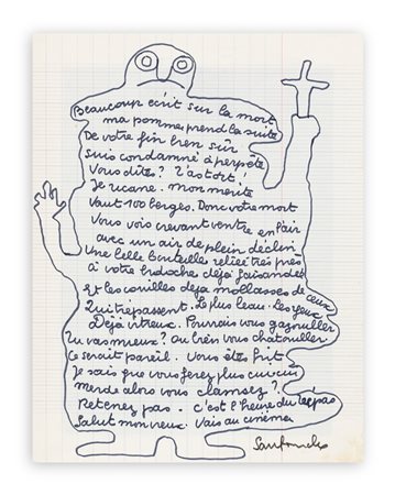 JEAN-JOSEPH SANFOURCHE (1929-2010) - Senza Titolo