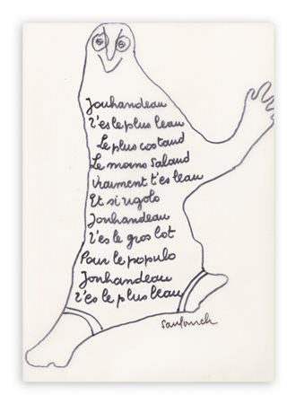 JEAN-JOSEPH SANFOURCHE (1929-2010) - Senza Titolo