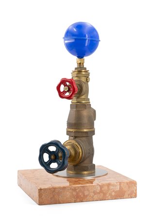 ENRICO BAJ (1924-2003) - Sir Robert Boyle inventore delle bolle di sapone, 2002