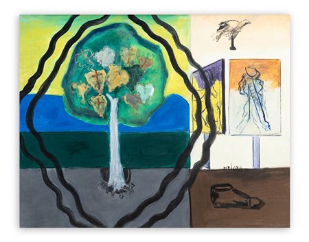 GINO MELONI (1905-1989) - Paesaggio d'autunno, 1971