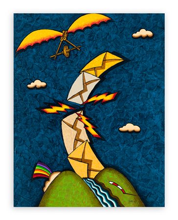 GIULIANO GHELLI (1944-2014) - Racconto Interrotto, 1995