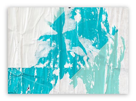 MIMMO ROTELLA (1918-2006) - Mille piedi d'altezza, 1990