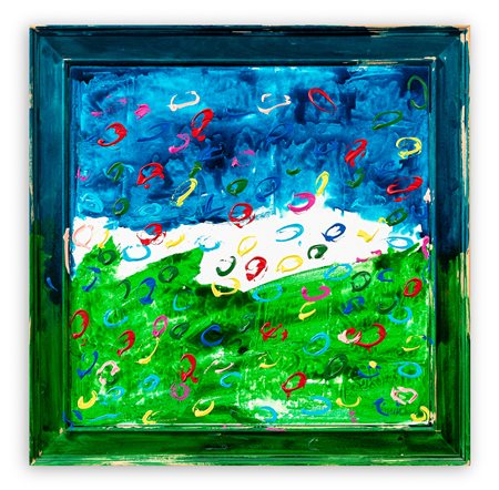 MARIO SCHIFANO (1934-1998) - Senza Titolo, seconda metà anni '80