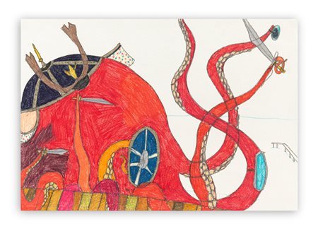 SHINTARO MIYAKE (1970) - Octopus warrior, 2004