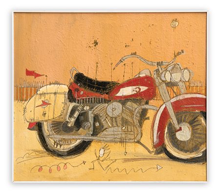 LUCA GIOVAGNOLI (1963) - Duo Glide Sportster, 1993