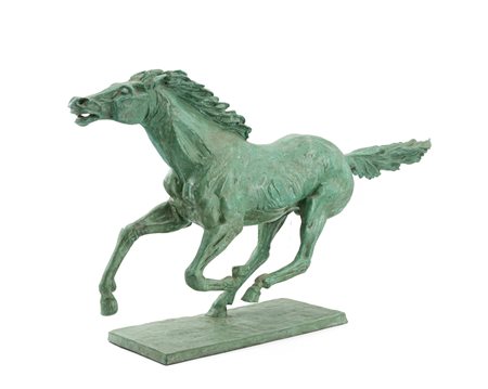 FRANCESCO MESSINA (1900-1995) - Cavallo al galoppo, 1986