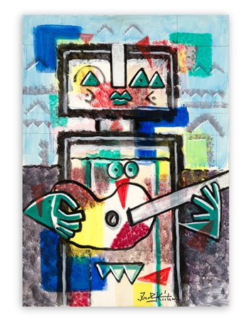 IBRAHIM KODRA (1918-2006) - Suonatore