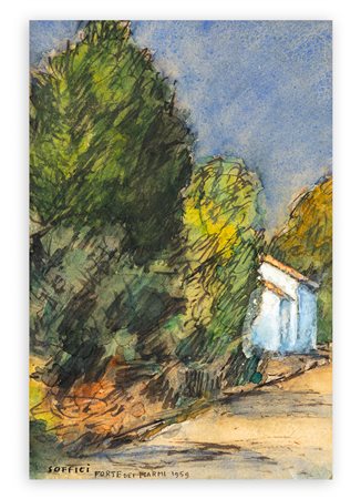 ARDENGO SOFFICI (1879-1964) - Forte dei Marmi, 1959