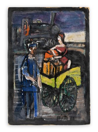 GUIDO PAJETTA (1898-1987) - La gelataia, 1960
