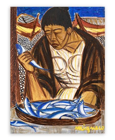 GIUSEPPE MIGNECO (1908-1997) - Senza Titolo