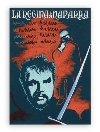 ENRICO PRAMPOLINI (1894-1956) - La regina di Navarra, 1941 circa
