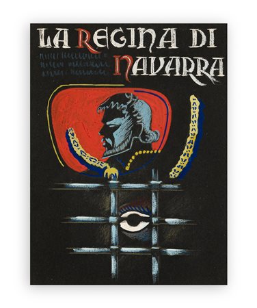 ENRICO PRAMPOLINI (1894-1956) - La regina di Navarra, 1941 circa
