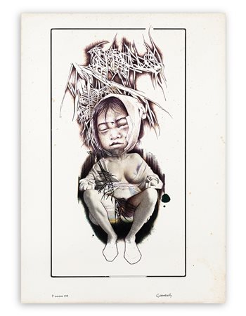 GIUSEPPE GUERRESCHI (1929-1985) - Senza Titolo, 1973