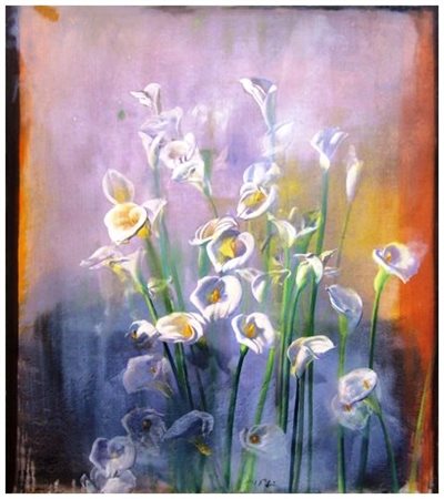 MARIO MADIAI Livorno 1944 Senza titolo 1996 Olio su tela 120 x 110. Firma in...