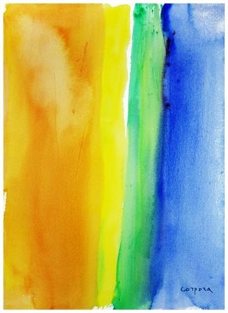 ANTONIO CORPORA Tunisi (Tunisia) 1909 – Roma 2004 Tramonto sul fiume 1998...