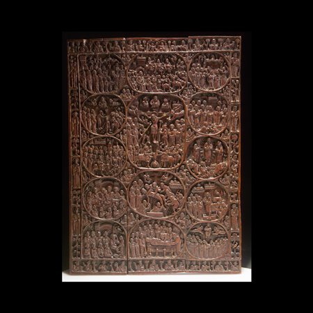 Rilievo in bosso con scene della vita di Cristo, dei santi e dei profeti, italo-bizantino del XV secolo 